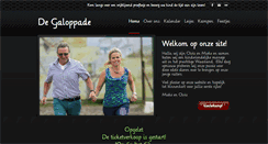 Desktop Screenshot of degaloppade.be